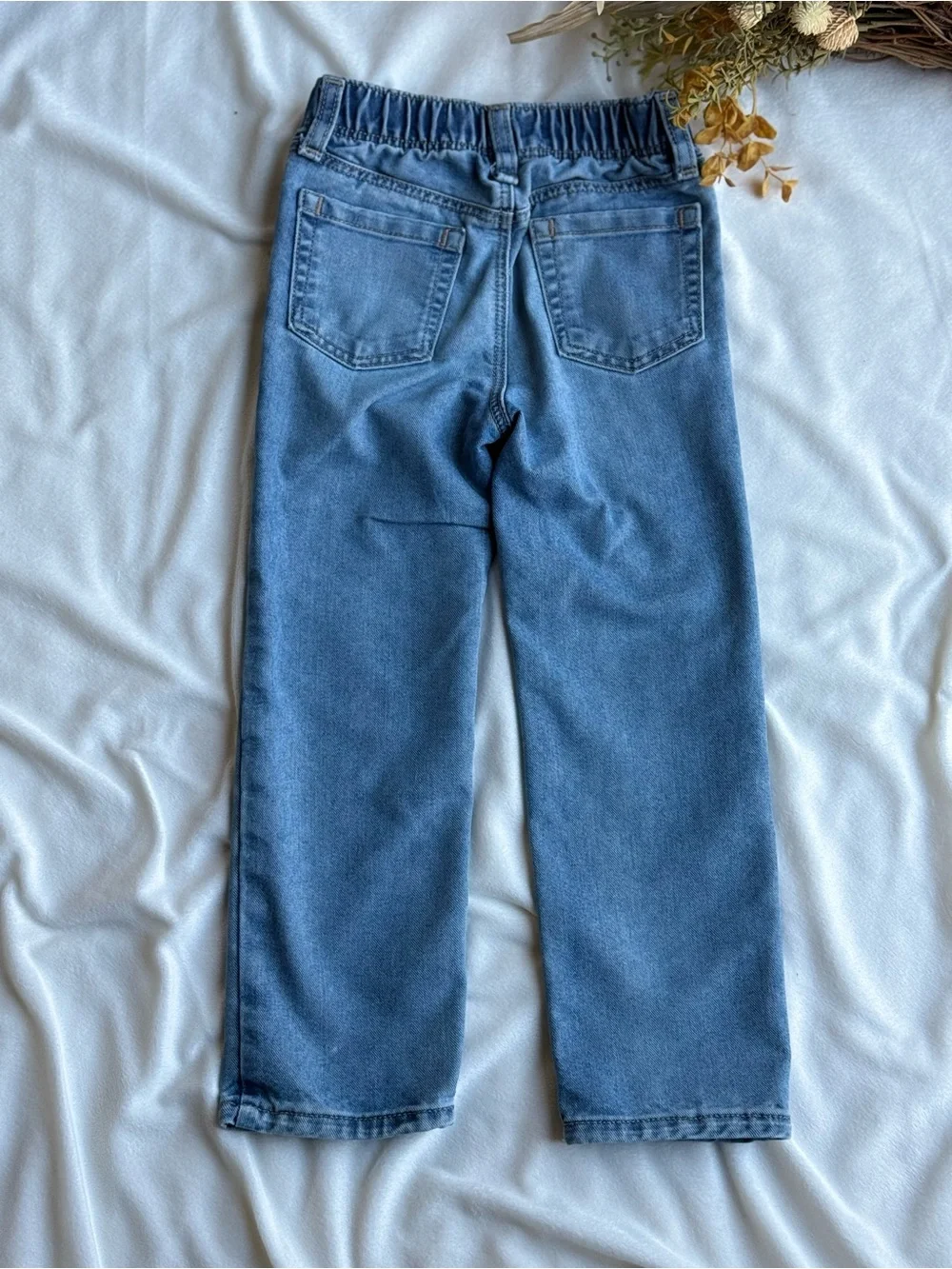 Old Navy Light Blue Straight-Leg Kids Jeans